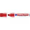 Alkoholos marker, 4-12 mm, vágott, EDDING "800", piros