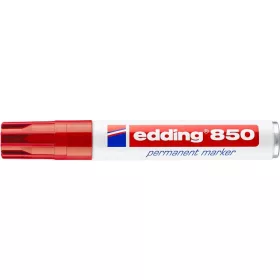   Alkoholos marker, 5-16 mm, vágott, EDDING "850", piros