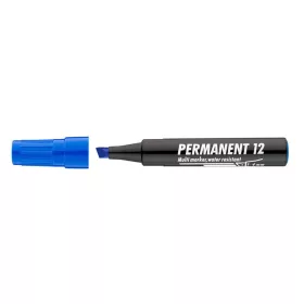   Alkoholos marker, 1-4 mm, vágott, ICO "Permanent 12", kék