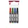 Alkoholos marker készlet, 1-4 mm, vágott, ICO "Permanent 12 XXL", 4 különböző szín