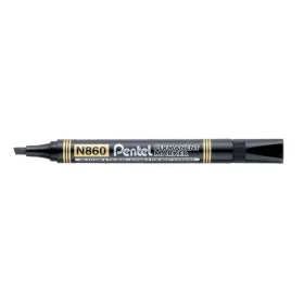   Alkoholos marker, 0,6-4,5 mm, vágott, PENTEL "N860", fekete