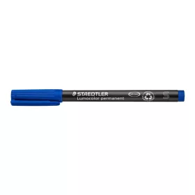   Alkoholos marker, OHP, 0,4 mm, STAEDTLER "Lumocolor® 313 S", kék