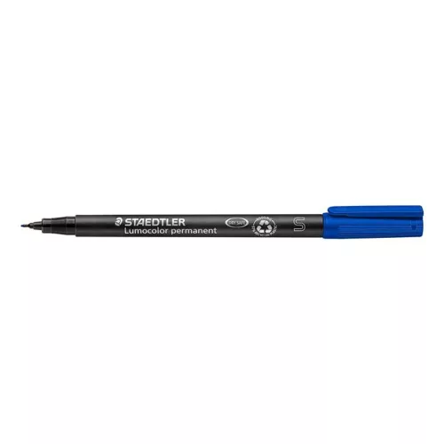 Alkoholos marker, OHP, 0,4 mm, STAEDTLER "Lumocolor® 313 S", kék
