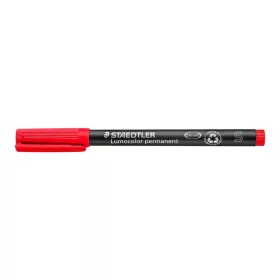   Alkoholos marker, OHP, 0,4 mm, STAEDTLER "Lumocolor® 313 S", piros