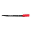 Alkoholos marker, OHP, 0,4 mm, STAEDTLER "Lumocolor® 313 S", piros