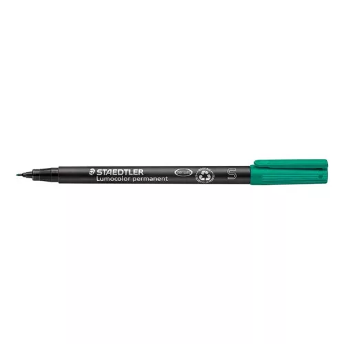 Alkoholos marker, OHP, 0,4 mm, STAEDTLER "Lumocolor® 313 S", zöld