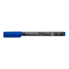   Alkoholos marker, OHP, 1 mm, STAEDTLER "Lumocolor® 317 M", kék