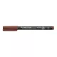 Alkoholos marker, OHP, 1 mm, STAEDTLER "Lumocolor® 317 M", barna