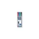 Alkoholos marker készlet, OHP, 1 mm, STAEDTLER "Lumocolor® 317 M", 4 különböző szín