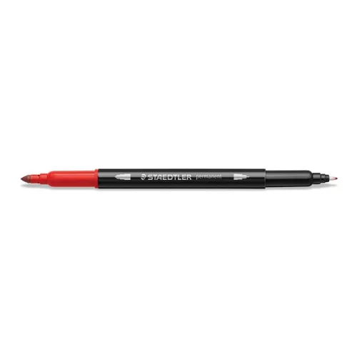 Alkoholos marker készlet, 0,5/3,0 mm, kétvégű, STAEDTLER "3187", 36 különböző szín