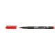 Alkoholos marker, OHP, 1-1,5 mm, M, ICO, piros