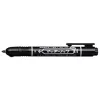 Alkoholos marker, 1,3 mm, nyomógombos, ZEBRA "Mckie Retractable", fekete