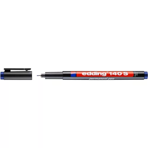Alkoholos marker, OHP, 0,3 mm, EDDING "140 S", kék