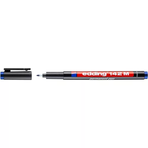 Alkoholos marker, OHP, 1 mm, EDDING "142 M", kék