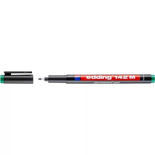 Alkoholos marker, OHP, 1 mm, EDDING "142 M", zöld