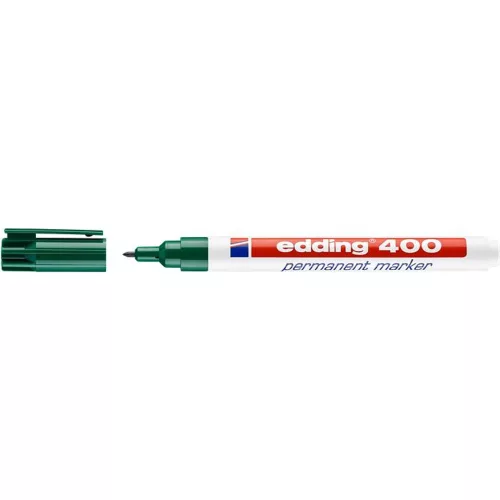 Alkoholos marker, 1 mm, EDDING "400", zöld