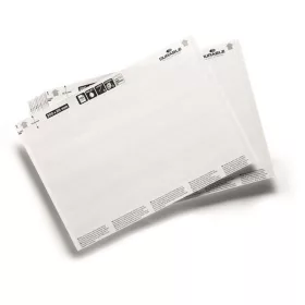 Betétlap, 200x17 mm, DURABLE, fehér - 100 lap