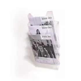   Katalógustartó, asztali, A4, 3 rekeszes, DURABLE "Combiboxx", átlátszó