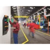 Prospektustartó, fali, álló, A4, DURABLE "FLEXIBOXX 12", fekete