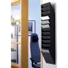 Prospektustartó, fali, fekvő, A4, DURABLE "FLEXIBOXX 12", fekete