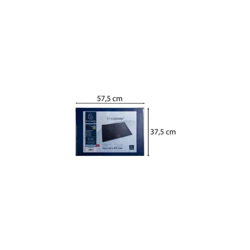 Könyökalátét, PVC, 375x575 mm, EXACOMPTA "KreaCover®", kék
