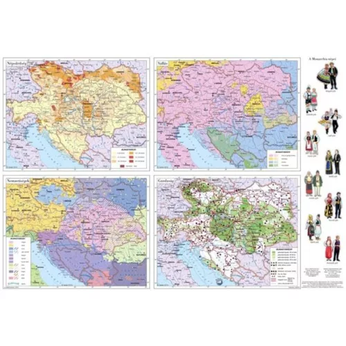 Könyökalátét, kétoldalas, STIEFEL "Osztrák-Magyar Monarchia"