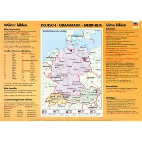   Könyökalátét, kétoldalas, A3, STIEFEL "Wörter- und Sätze bilden//Wortarten"