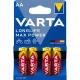 Elem, AA ceruza, 4 db, VARTA "Longlife Max Power"