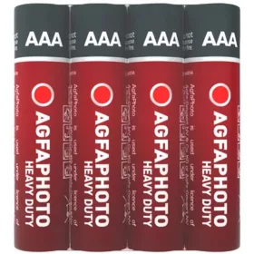   Elem, AAA, 4 db, féltartós (szén-cink), zsugor, AGFAPHOTO "Heavy Duty"