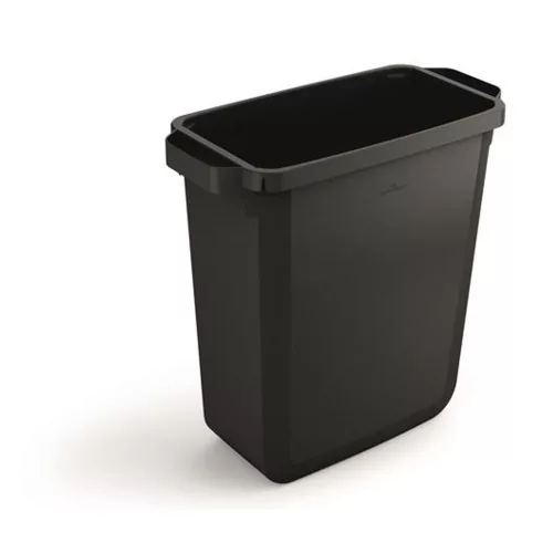 Szemetes, 60 l, műanyag, DURABLE "DURABIN ECO", fekete