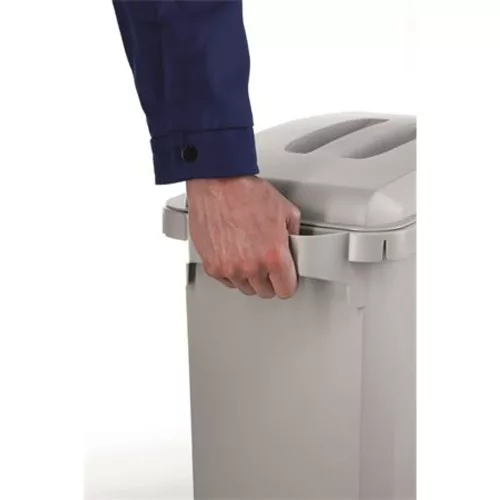 Szemetes, 60 l, műanyag, DURABLE "DURABIN ECO", szürke