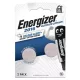 Gombelem, CR2016, 2 db, színjelző, ENERGIZER "Ultimate Lithium Performance"