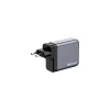 Hálózati töltő, 2xUSB-C PD (140W), USB-C PD (20W), USB-A QC 3.0, EU/UK/US, GaN, VERBATIM