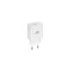 Hálózati töltő, 20W, USB-C, USB-C, USB-C/USB-C töltőkábel, RIVACASE "PS4101", fehér