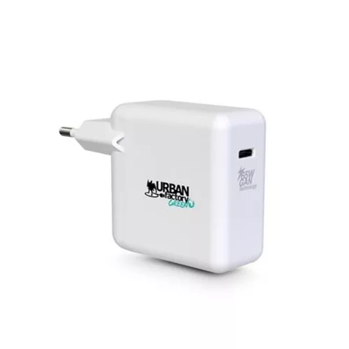 Hálózati töltő, 1xUSB-C (65W), USB-C–USB-C kábel, URBAN FACTORY