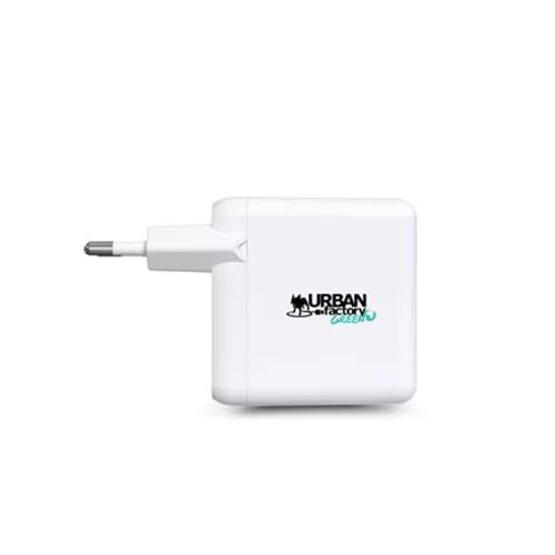 Hálózati töltő, 1xUSB-C (65W), USB-C–USB-C kábel, URBAN FACTORY