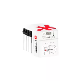   Hálózati töltő, világutazóknak, 1xUSB-A, 1xUSB-C PD, 65W, USB-C kábel, SKROSS