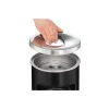 Tűzálló szemetes, kerek, hamutartóval, DURABLE "Safe", fekete