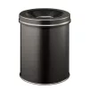 Tűzálló szemetes, fém, kerek, DURABLE "Safe", fekete