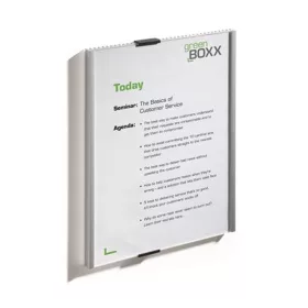   Információs tábla, 210x297 mm, DURABLE "INFO SIGN", ezüst