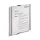 Információs tábla, 210x297 mm, DURABLE "INFO SIGN", ezüst