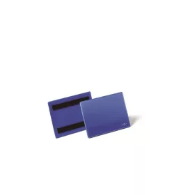   Logisztikai zseb, A6, fekvő, DURABLE, mágnessel, sötétkék - 50db