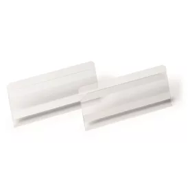   Logisztikai zseb, 150x67 mm, fekvő, DURABLE, öntapadó csíkkal, átlátszó - 10db