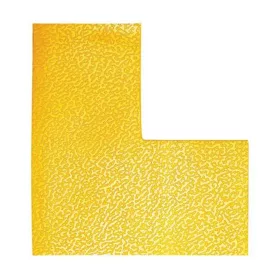   Padlójelölő matrica, 100 mm, DURABLE "L", sárga - 10db