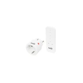   Dugalj szett, 1 aljzat, távirányítóval, 2300 W, HOME, fehér - 2db