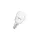 LED izzó, E14, kisgömb, P48, 8W, 806lm, 4000K (HF), OSRAM "Value"