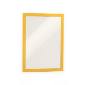  Infokeret, A4, öntapadó háttal, DURABLE "DURAFRAME®", sárga - 2db