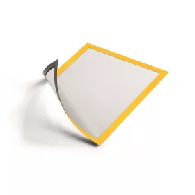   Infokeret, A4, mágneses, DURABLE "DURAFRAME® MAGNETIC", sárga - 5db