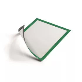   Infokeret, A4, mágneses, DURABLE "DURAFRAME® MAGNETIC", zöld - 5db