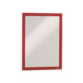   Infokeret, A4, öntapadó háttal, DURABLE "DURAFRAME®", piros - 10db